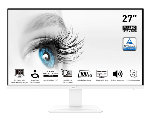 PROMP273AW MONITOR MSI PRO MP273AW LED 27 FULL HD 100HZ HDMI BOCINAS PROMP273AW