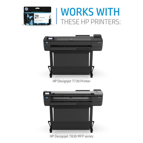 HP 728 DesignJet Ink Cartridge 130-ml Cyan F9J67A - image 2