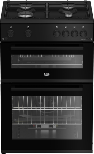 Beko Pro FDG6201K 60 cm Gas Cooker - Black, White - image 1