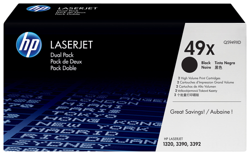 HP 49X Sort 6000 sider Toner Q5949XD