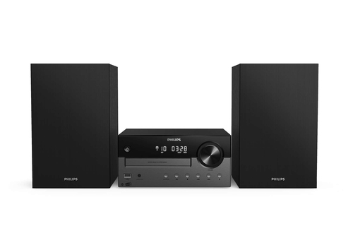 Philips Unisex TAM4505/12 TAM4505/12 Hi-Fi Micro Music Sysgem w/ Bluetooth in Black Black One Size female - image 1