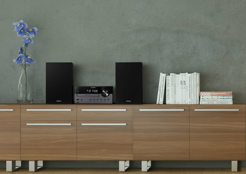 Philips Unisex TAM4505/12 TAM4505/12 Hi-Fi Micro Music Sysgem w/ Bluetooth in Black Black One Size female - image 4
