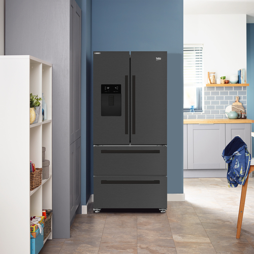 Beko GNE460520DVPZ Freestanding American Style Fridge Freezer with HarvestFreshTM – image 4