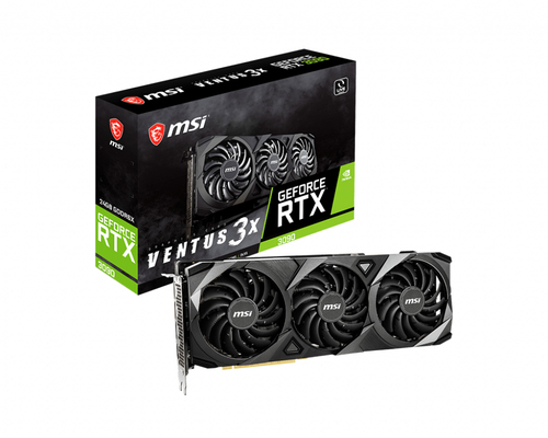 GPU MSI GEFORCE RTX 3090 VENTUS 3X 24G GDDR6X RTX 3090 VENTUS 3X 24G - RTX 3090 VENTUS 3X 24G