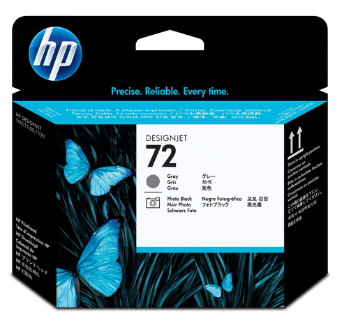 TINTA HP LF 72 C9380A NEGRO FOTOGRAFICO-GRIS CABEZAL DJ T1100/T610 130 ML  C9380A - C9380A