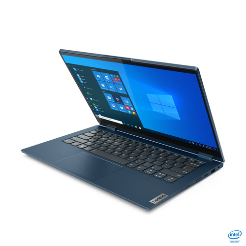 LAPTOP LENOVO THINKBOOK 14S YOGA 2 EN 1  14TOUCH CI5-1135G7 8GB 256SSD W10P AZUL ABYSS UPC 195477376557 - 20WE0034LM