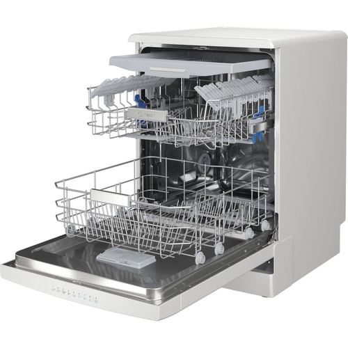 Indesit DFO3T133F 60cm Dishwasher in White 14 Place Setting D Rated - image 2