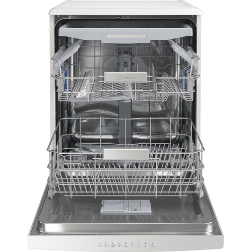 Indesit DFO3T133F 60cm Dishwasher in White 14 Place Setting D Rated - image 4
