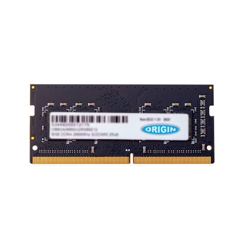 Origin Storage 16GB DDR4 3200MHz SODIMM 2RX8 Non-ECC 1.2V. Component for: Notebook, Internal memory: 16 GB, Memory layout 