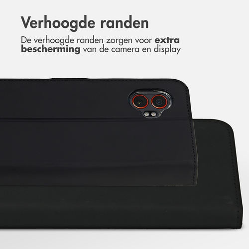 Accezz Wallet Softcase Bookcase voor de Samsung Galaxy Xcover 7 Pro - Zwart, afbeelding 3