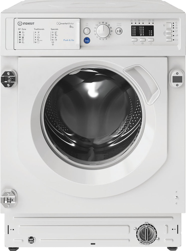 Indesit BI WMIL 81284 EU стиральная машина Фронтальная загрузка 8 kg 1200 RPM Белый