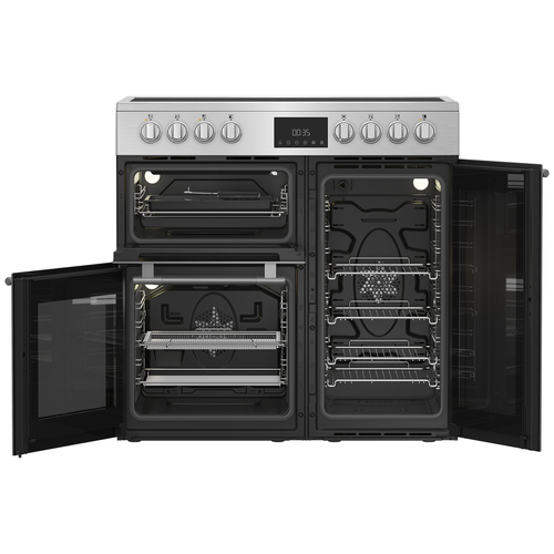 Hotpoint RH90CA20X cooker Gas Ceramic hob Stainless steel – image 3