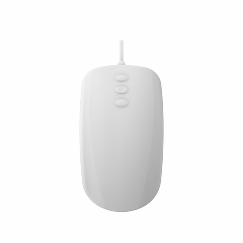 CHERRY Mouse AK-PMH3 Medical 3-Button Scroll corded sealed white IP68 kabelgebunden, 3-Button-Scroll-Steuerung, IP68