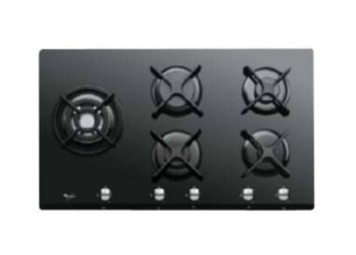 Whirlpool AKT935NB hob Black Built-in Gas 5 zone(s)