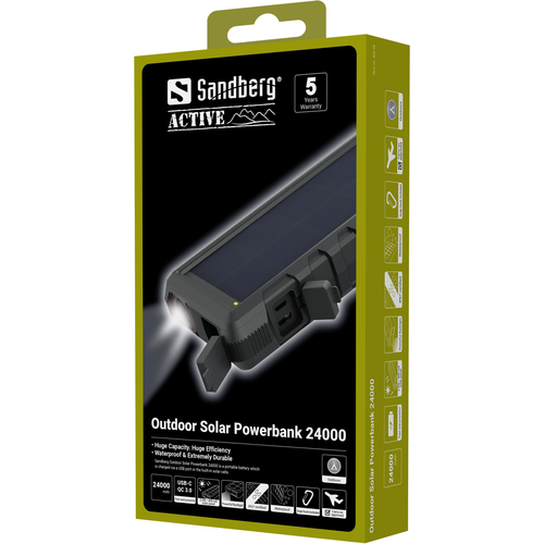 Sandberg Outdoor Solar Powerbank 24000 – image 6