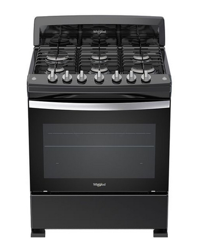 Whirlpool WFR3000B cooker Freestanding cooker Gas Black
