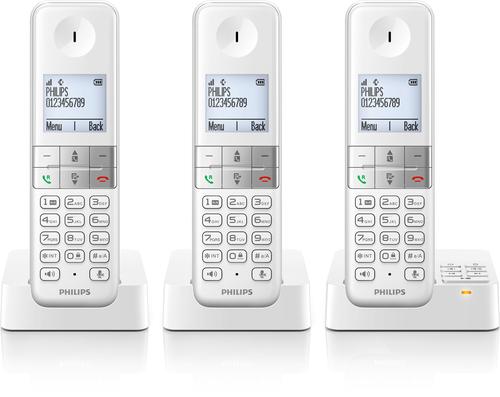 Philips D4553W/38 telephone DECT telephone Caller ID White – image 2