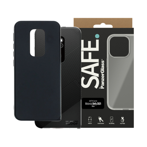 PanzerGlass SAFE. by PanzerGlass® TPU Case Transparent for Motorola Defy 2021 – image 2