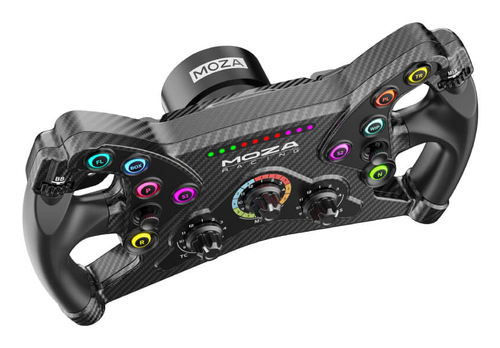 MOZA KS Formula Steering Wheel - GT‑style 300 mm - RGB knoppen - magnetische paddles - voor PC - zwart, afbeelding 5