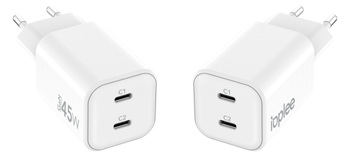 IOPLEE IOPCHGAN2USBC45WW mobile device charger Laptop, Smartphone, Tablet White AC Fast charging Indoor – image 2
