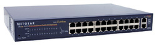NETGEAR Switch w 24 x 10/100, 2 x Gigabit ports