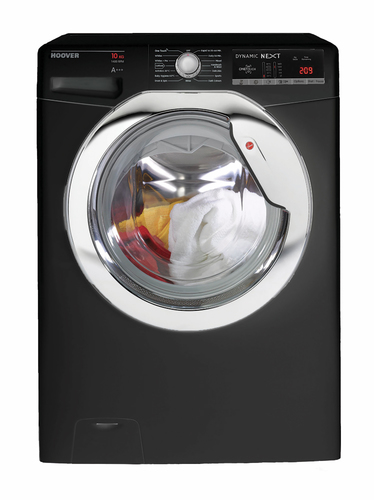 Hoover DXOA 410C3B/1-80 стиральная машина Фронтальная загрузка 10 kg 1400 RPM Черный