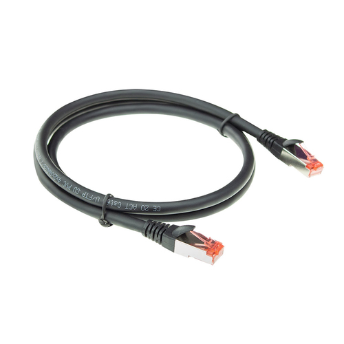 CAT6A U/FTP PVC FLEX BK 3.0M. 1 stk