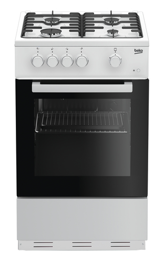 Beko KSG581W cooker Gas White