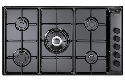 De’Longhi FLN 59 DD варочная поверхность Черный Встроенный 86 cm Газовый 5 зона(ы)