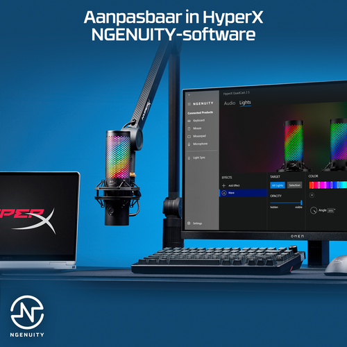 HyperX QuadCast 2 S microfoon – Foto 10 van 10