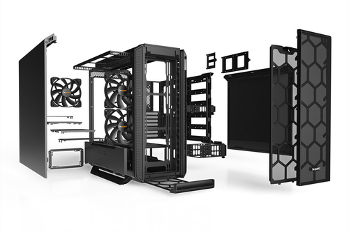 BG039 be quiet! Silent Base 802 Mid Tower Atx Gaming PC Case - Black, Interchangeable Covers, Pure Wings 2 Fans - image 6