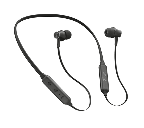 Trust Ludix Headset Wireless In-ear, Neck-band Sports Bluetooth Black