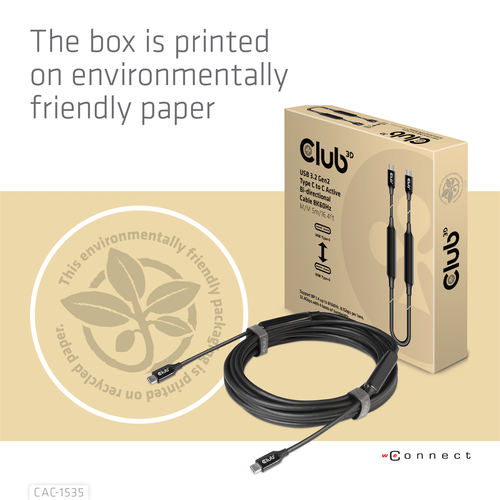 Club 3D Actieve USB-C 3.2 Gen 2 kabel, afbeelding 10