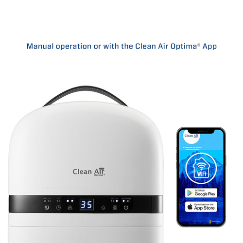 Clean Air Optima CA-702 Smart luchtontvochtiger Luchtontvochtiger Wit, afbeelding 4