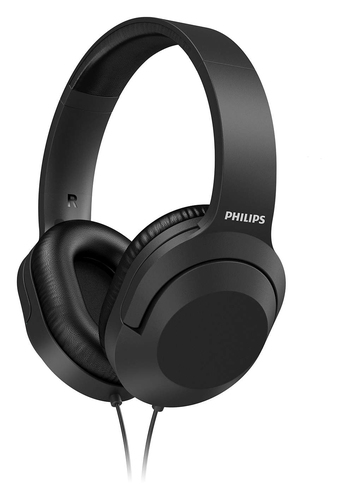 Philips TAH2005 Wired Over-Ear Stereo Headphones in Black Black - image 1