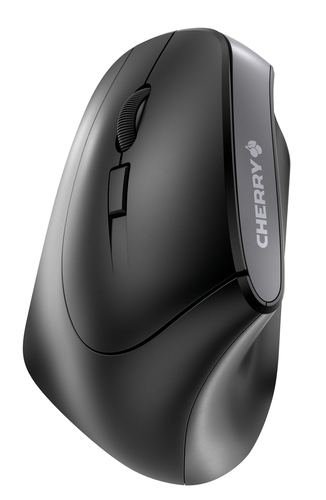 CHERRY Mouse MW 4500 (LEFT) Wireless Ergonomic Vertical 45° Design, Vertical, für Linkshänder