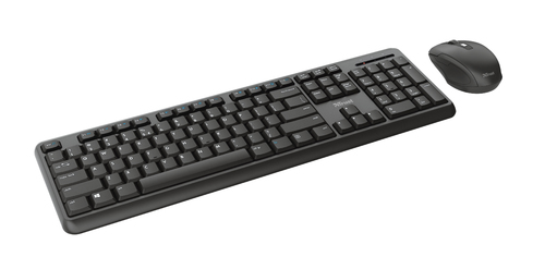 Trust ODY. Keyboard form factor: Full-size (100%). Keyboard style: Straight. Device interface: RF Wireless, Keyboard key s