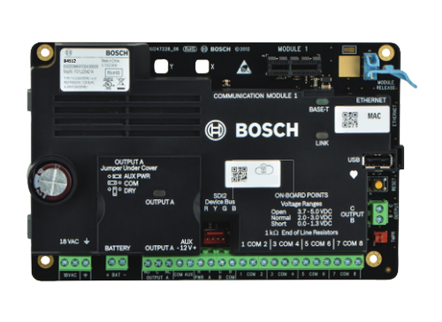 BOSCH I_B4512DP - Kit de panel 4512 / Caja metalica / Transformador de 18  VAC / PLUG In para telefono B430 - B4512-DP