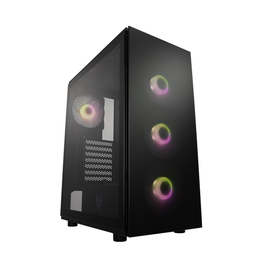 FSP CMT340 PLUS datoru korpuss & statnis Midi Tower Melns