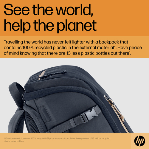 HP Travel 25 Liter 15.6 Blue Night Laptop Backpack – image 6