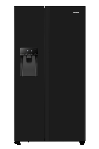 Hisense RS694N4TBE American Fridge Freezer in Black with Ice Water Non - image 1