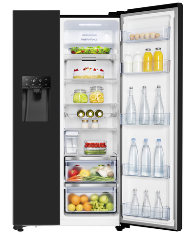 Hisense RS694N4TBE American Fridge Freezer in Black with Ice Water Non - image 7