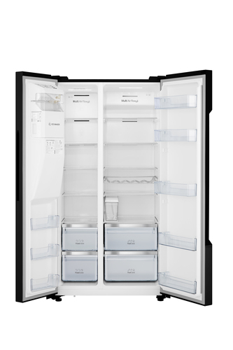 Hisense RS694N4TBE American Fridge Freezer in Black with Ice Water Non - image 5