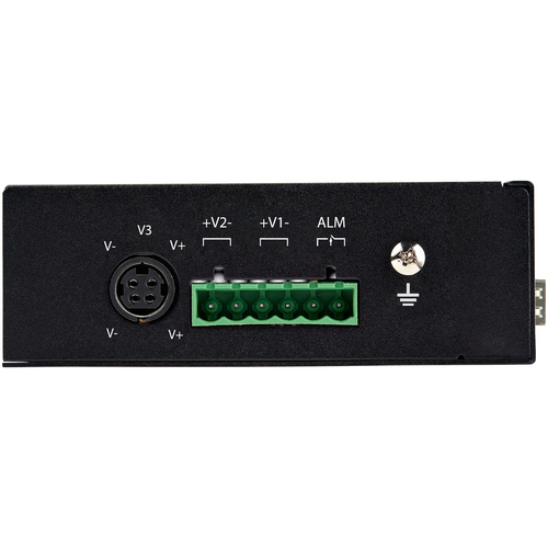 StarTech.com Industrial 6 Port Gigabit Ethernet Switch 4 PoE RJ45 +2 SFP Slots 30W PoE+ 48VDC 101001000 Power Over Ethernet LAN Switch -40C to 75C, afbeelding 4
