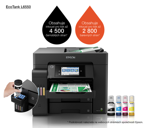Epson EcoTank L6550 Inkjet A4 4800 x 1200 DPI 32 ppm Wi-Fi, afbeelding 7