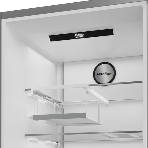 Beko HarvestFresh™ LNP5686LDVPS 186cm Fridge - Stainless Steel Effect - D Rated, Stainless Steel - image 8