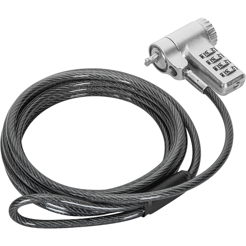 Product image: Techly Padlock with Universal Combination Security System for Notebook