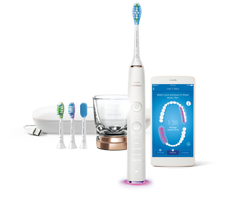 Philips HX9924/61 electric toothbrush Adult Sonic toothbrush Rose gold