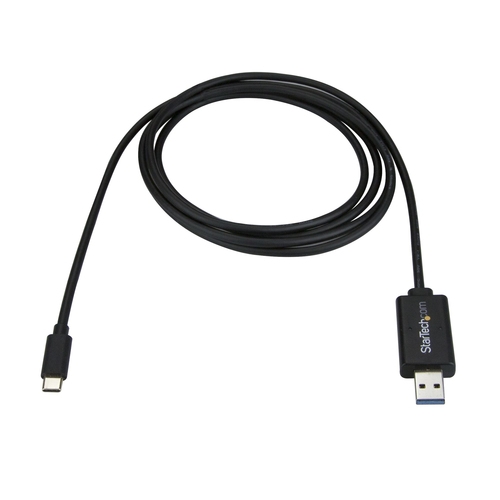 StarTech.com Cable de 2m de Transferencia de Datos para Mac y Windows USB 3.0 USBC a USBA - USB Tipo C