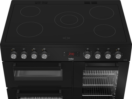 Beko KDVC90K 90cm Double Oven Range Cooker with 5 Zone Ceramic Hob – image 4